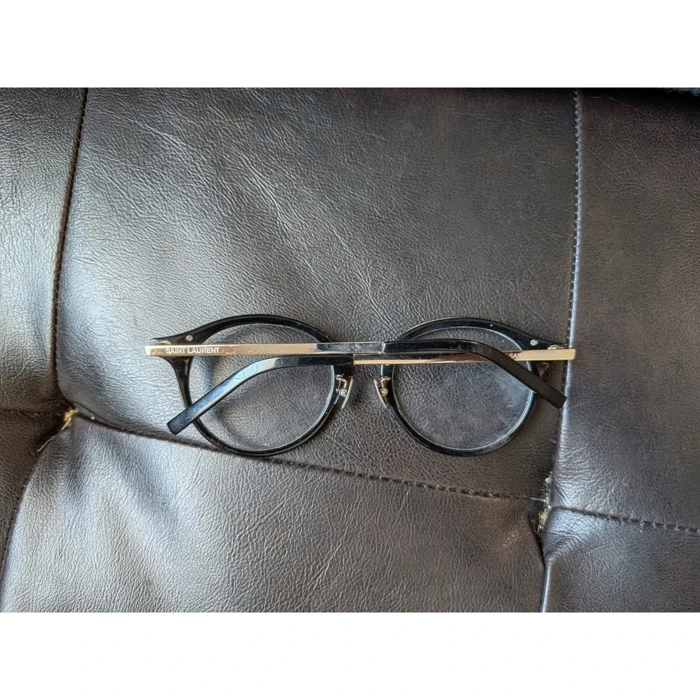 Saint Laurent Eyeglasses, Frames Only, SL 91 001 Black, 49-21-140, Metal, Italy